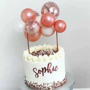 Le Mabelle Rose Balon Pasta Süsü