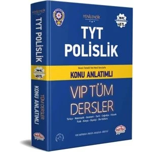 Editör Yayınları TYT Polislik Vıp Tüm Dersler Konu Anlatımlı