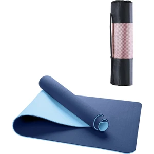 Ekolojik Mat 6mm Tpe Pilates Minderi Yoga Matı Çantalı