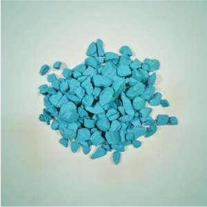 Canlı Petshop Akvaryum – Fanus – Teraryum Renkli Dekor Taşları (Mavi Renk) 8-10 mm 1 kg