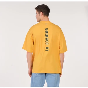 to Cosmos Tasarım Oversize Tshirt Erkek  To Cosmos Baskılı
