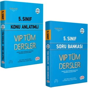Editör Yayınları 5. Sınıf Tüm Dersler Konu Anlatımlı ve Soru Bankası Seti