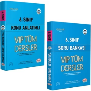 Editör Yayınları 6. Sınıf Tüm Dersler Konu Anlatımlı ve Soru Bankası Seti