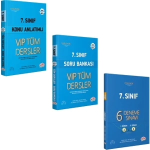 Editör Yayınları 7. Sınıf Tüm Dersler Tam Set