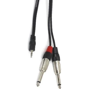 3.5 mm Stereo To 2x6.3 mm Mono Kablo 1.5 mt