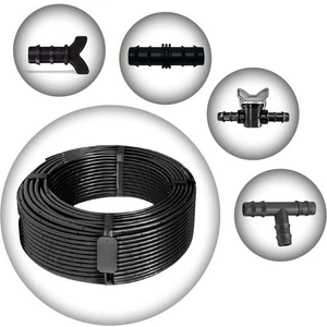 Harman Sera Plastik 16MM Damlama Borusu 33CM Delikli 400 M 4 Litre Damlama Borusu ve Malzemeleri Hazır Paket