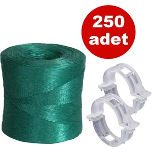 Harman Sera Plastik Sera Ipi Bitki Klipsi Paketi Şeffaf Domates Klipsi (Tüm Bitkiler Ile Uyumlu Klips) 250 Adet