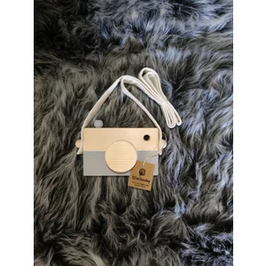 Ahşap Fotoğraf Makinesi -  Gri