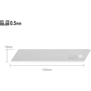 Lb-Sol-10 Standart Tek Gövdeli Kırımsız Geniş Maket Bıçağı Yedeği 10’lu