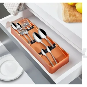 5 Bölmeli Organizer Çekmece Içi Kaşıklık Çekmece Düzenleyici