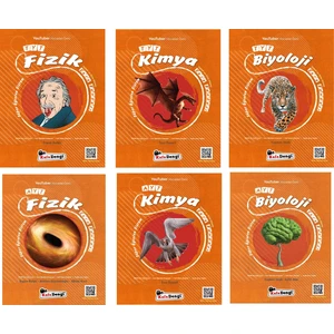 Kafa Dengi Yayınları  TYT AYT Fizik Kimya Biyoloji Temel ve Orta Soru Bankası Seti Yeni 2022