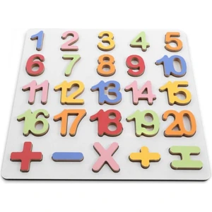 Hambag Ahşap Dört Işlem Öğretici Puzzle - Sayılar