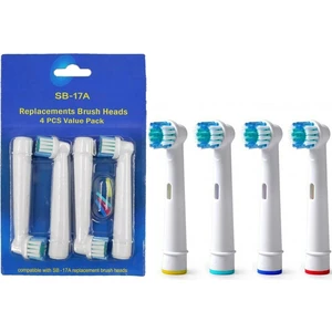 Oral - B Şarjlı Ve Pilli Diş Fırçaları İle Uyumlu 4 Adet Yedek Başlık - Eb 18a Eb 18a