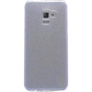 noktaks - Samsung Galaxy A8 Plus 2018 Uyumlu Kılıf Simli Koruyucu Shining Silikon - T3455