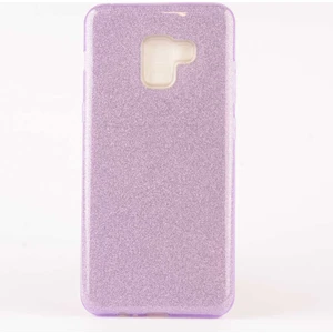 noktaks - Samsung Galaxy A8 Plus 2018 Uyumlu Kılıf Simli Koruyucu Shining Silikon - T3455