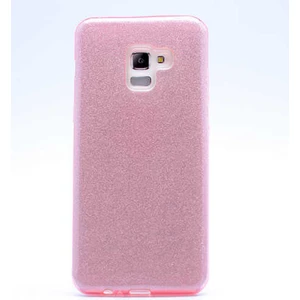 noktaks - Samsung Galaxy A8 Plus 2018 Uyumlu Kılıf Simli Koruyucu Shining Silikon - T3455