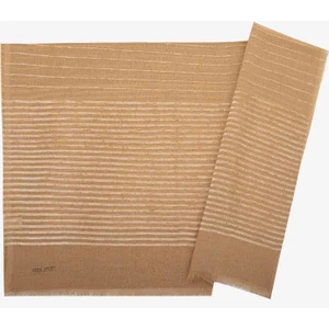 1042BRL Kadife Şeritli Şal