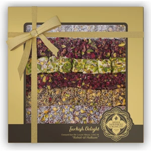 Meşhur Safranbolu Lokumcusu Fitil- Karışık Lokum 600 gr Asetat Kutu