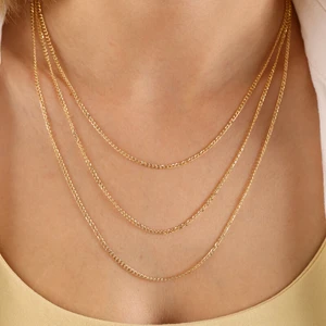 Sembol Gold 14 Ayar Altın 50 cm Gurmet Zincir 2.0 mm