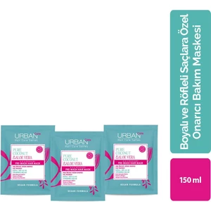 Urban Care Pure Coconut & Aloe Vera Pre Hair Mask 3'Lü Set