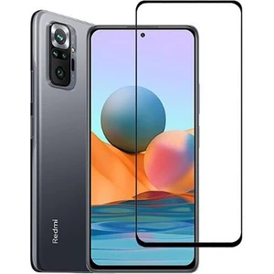 Case 4U Xiaomi Redmi Note 10 Pro Cam Ekran Koruyucu Tam Kaplayan Seramik Siyah