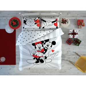 Lisanslı Disney Sevgililer Günü Minnie Mickey Love Day Glow Çift Kişilik Nevresim Takımı