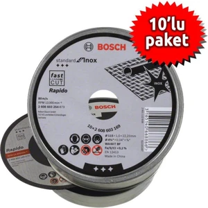 Metal Kesme Taş Inox 115 x 1 mm Metal 10'lu