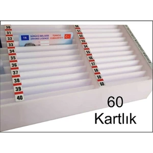 D-06 Maben Ziyaretçi Kart Kutusu 60'lı
