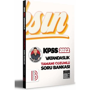 Benim Hocam Yayınları KPSS 2022 Vatandaşlık Tamamı Çözümlü Soru Bankası