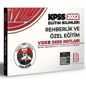 Benim Hocam Yayınları KPSS 2022 Eğitim Bilimleri Rehberlik Video Ders Notları