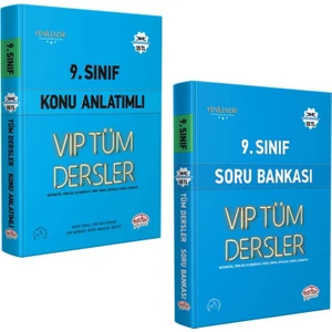 Editör Yayınları 9. Sınıf Vip Tüm Dersler Konu Anlatımlı ve Soru Bankası Seti