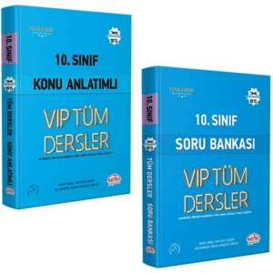 Editör Yayınları 10. Sınıf Vip Tüm Dersler Konu Anlatımlı ve Soru Bankası Seti