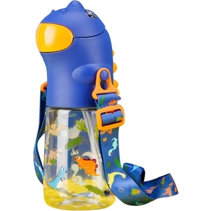 Çocuklar için Dinozorlu Su Şişesi 560ML (Yurt Dışından)