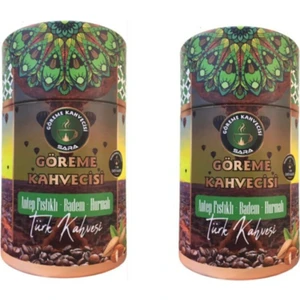 Antep Fıstıklı, Bademli ve Hurmalı Türk Kahvesi Göreme Kahvecisi (250 Gr) 2 Adet Türk Kahvesi
