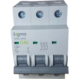 3X40A C/3ka W Otomatik Sigorta Sigma