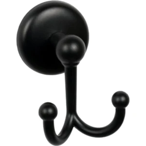 Siyah Ikili Bornoz Askısı