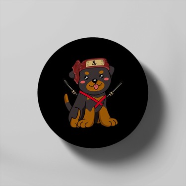Motorcycle, Motorbike - Rottweiler Dog Fanny Anime Colorful Graphic 010  Painting by Aryu - Pixels