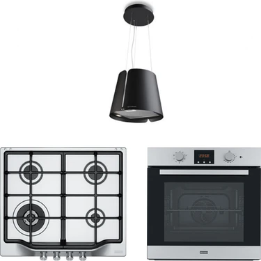 Franke Beat Bk Matt F45 Mat Siyah Ada Davlumbaz Fhtl 604 3g Tc Xs C Inox Ocak Fsl 86 H Xs Fırın