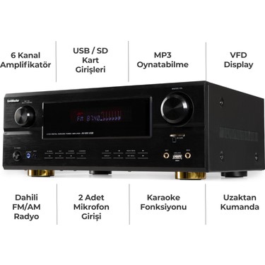 goldmaster av 500 usb 6 kanal ev anfisi fiyati taksit secenekleri
