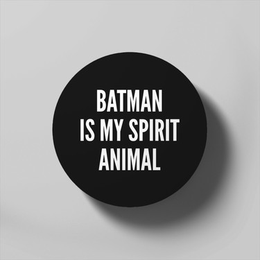 Fizello Batman Is My Spirit Animal - Funny Slogan Comics Fiyatı