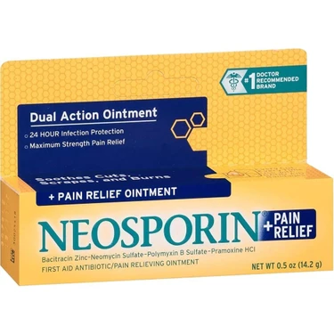 Neosporin Yüz Kremi Kesik ve Yanıklar İçin 24 Saat Enfeksiyon Koruma 14.2