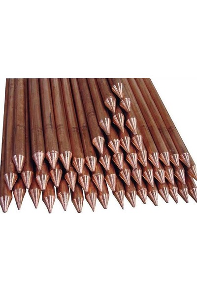 Yağmur Bakır Kaplama Topraklama Çubuğu(250 Mikron, 20mm, 1 Metre)