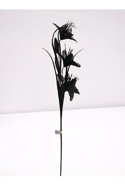 Green House Özel Desen Yapay Çiçek Siyah 110 cm