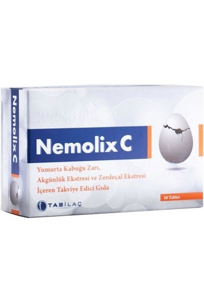 Nemolix C Takviye Edici Gıda 30 Tablet