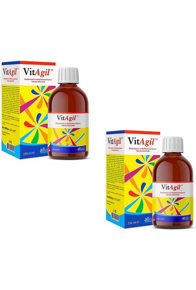 Vitagil Multivitamin Mineral Şurup 250ML-2 Adet