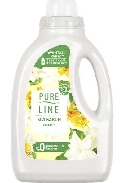 Pure Line Sıvı Sabun - Yasemin 1400 ml