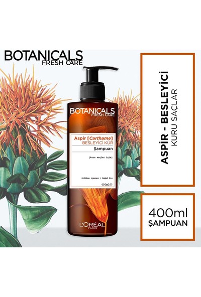 Botanicals Fresh Care Argan ve Aspir Besleyici Şampuan 400 ml
