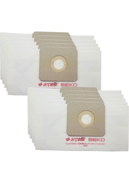 Arçelik S 4240 Uyumlu Kağıt Toz Torbası 10 Adet TT0190