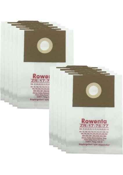 Rowenta Rh 455 Süpürge Kağıt Toz Torbası 10 Adet TT0135