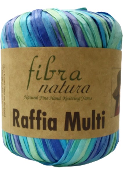 Fibra Natura Raffia Multi - Rafya Şapka Çanta Kağıt Ip